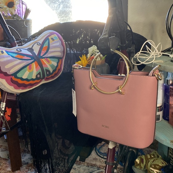 Women’s BCBG Bags The Sammie Satchel in Rose - Picture 4 of 17